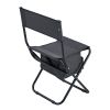 4-piece Folding Outdoor Chair with Storage Bag, Portable Chair for indoor, Outdoor Camping, Picnics and Fishing,Grey