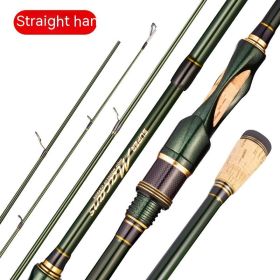 Tossing Luer Sea Fishing Casting Rods (Option: Straight Handle-2x 4 Meters 5 Sections)