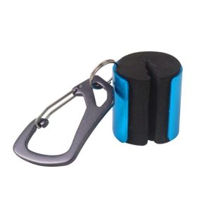 Portable Stream Miniature Retractable Buckle Fly Hanging Rod Device Clamp Rod Artifact (Option: Blue-Rod Hanger)