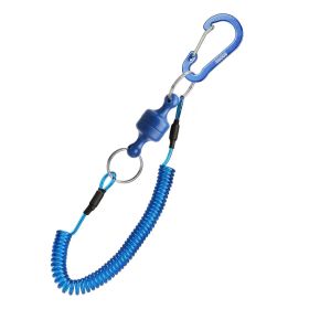 Strong Magnetic Steel Wire Connecting Rope For Fishing Rod Fishing Tool Anti-stripping Safety Rope (Color: Blue)