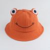 Parent-Kid Frog Bucket Hat Panama Fishing Hat Cartoon Cute Hats For Women Men Bob Chapeau Outdoor Sun Fisherman Caps