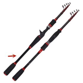 MH Shrinking Rod Straight Shank Shank Carbon Vibration Outlet Rod Fishing Tackle (Option: Gun handle-3.6)